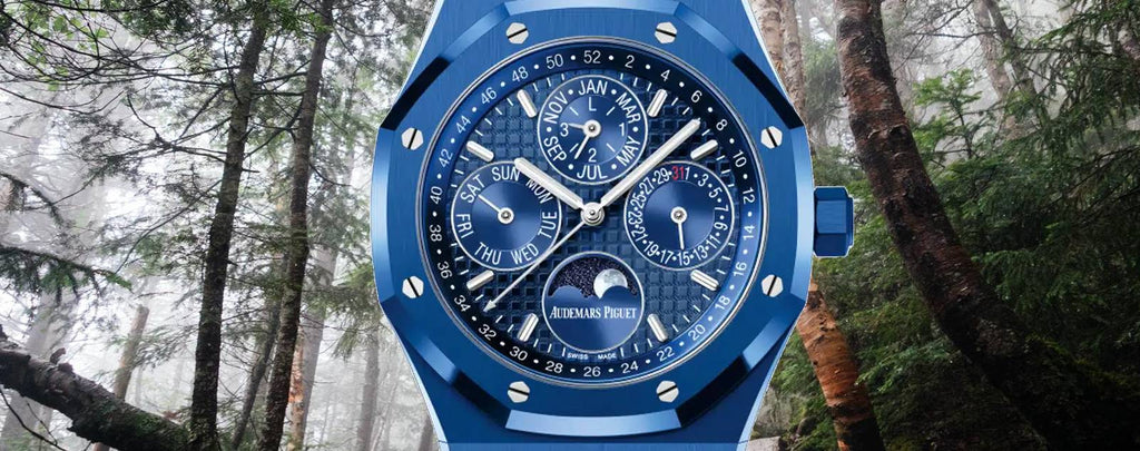 Explore the Audemars Piguet Royal Oak with Blue Face Design