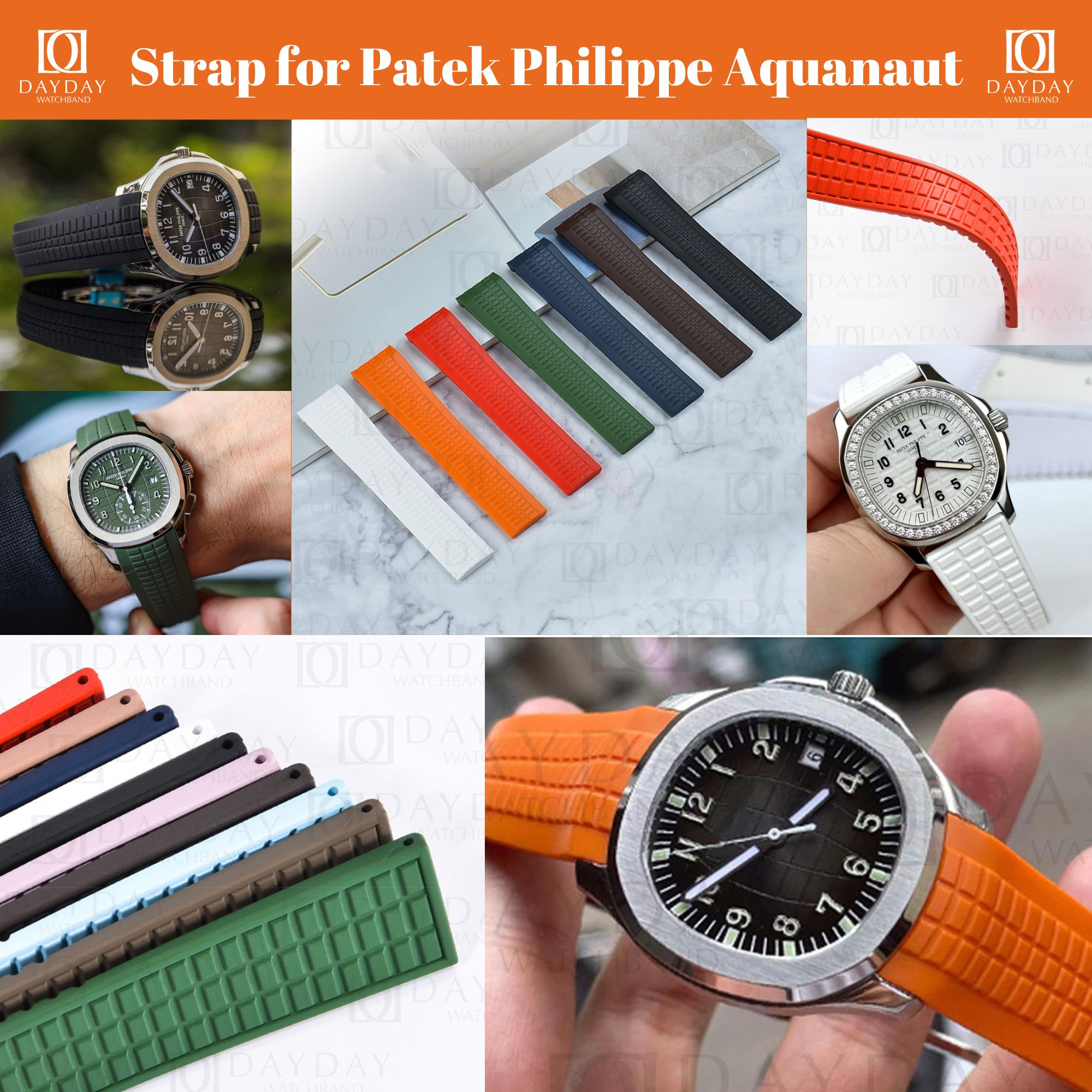 Top Patek Philippe Rubber Watch Straps for Comfort and Style