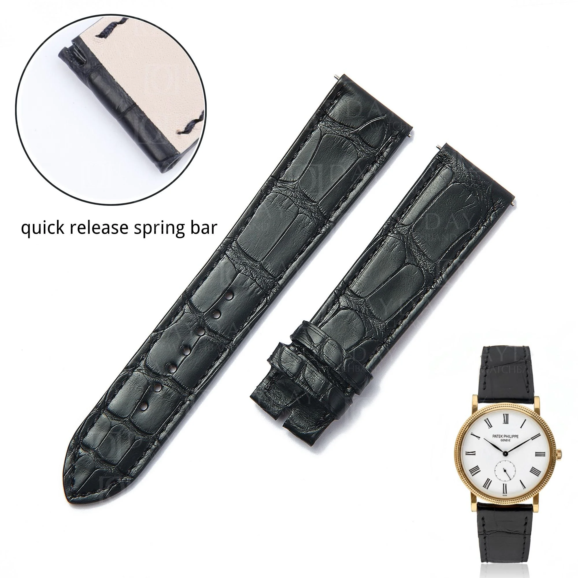 Best Patek Philippe Leather Watch Straps: Premium Alligator & Crocodile Options