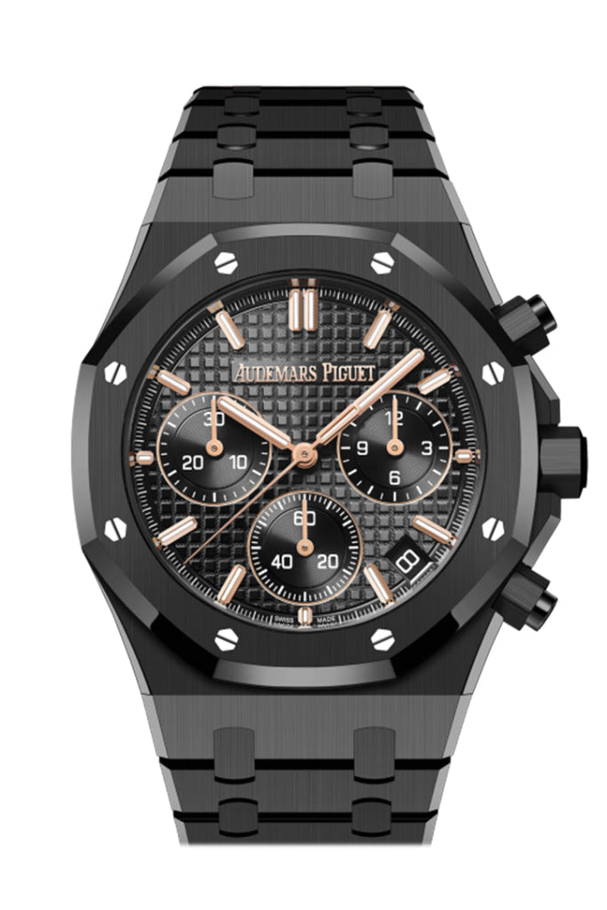 Shop Audemars Piguet Royal Oak Black Dial Watches at Low Prices