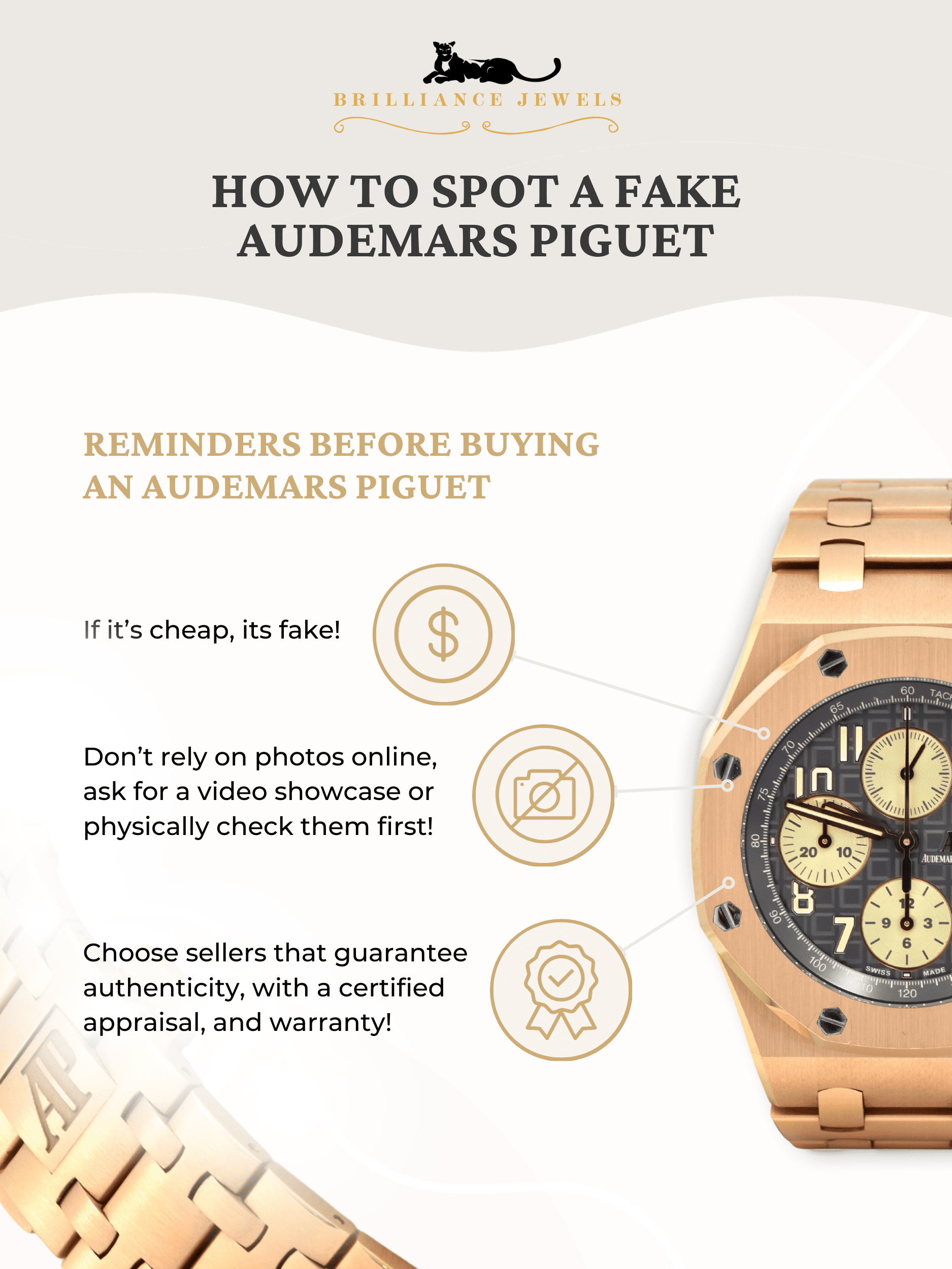 Top Tips for Identifying Fake Audemars Piguet Watches