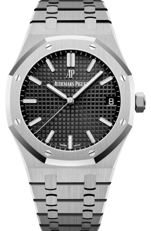 Shop Audemars Piguet Royal Oak Black Dial Watches at Low Prices