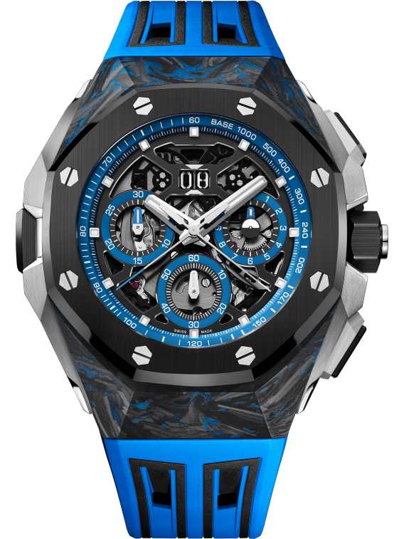 Explore the Audemars Piguet Royal Oak with Blue Face Design