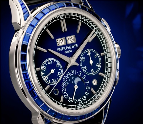 Patek Philippe Grand Complications Blue Dial 5271/11P-010 Chronograph Perpetual Calendar Watch