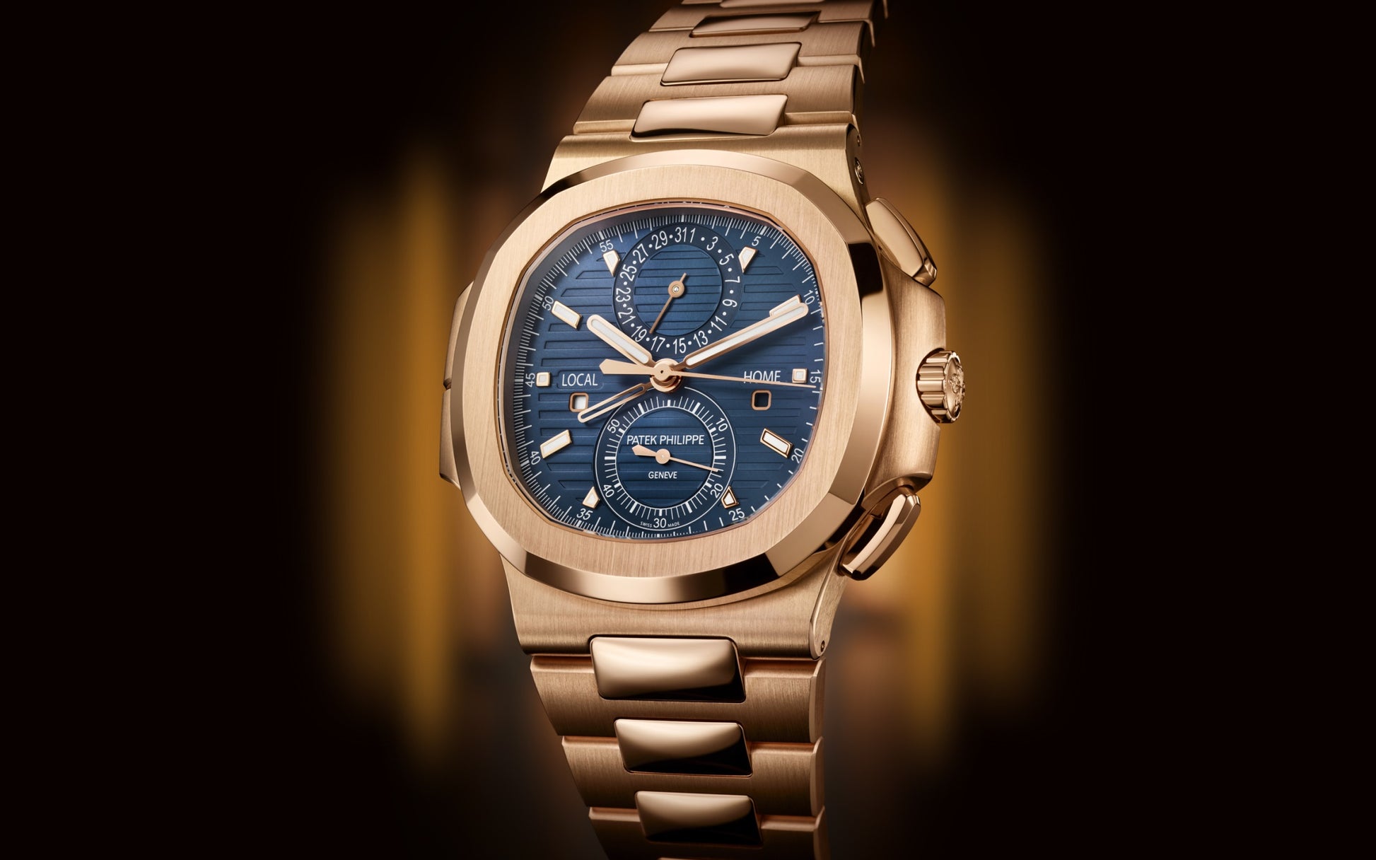 Patek Philippe 5990 Rose Gold: A Timeless Nautilus Travel Time Chronograph