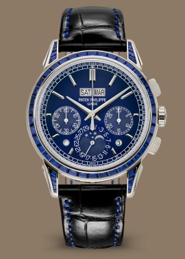 Patek Philippe Grand Complications Blue Dial 5271/11P-010 Chronograph Perpetual Calendar Watch