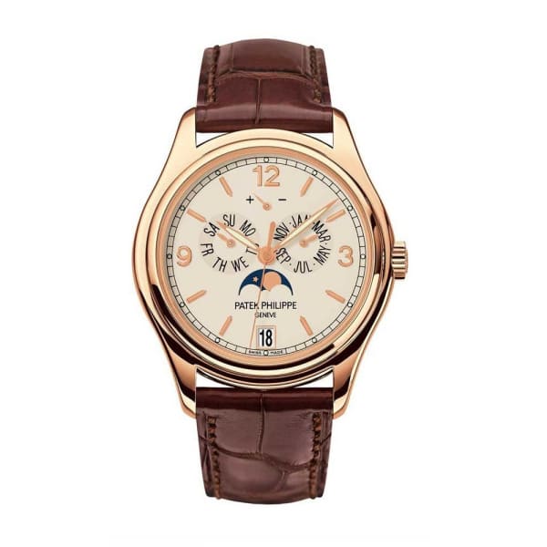 Buy Patek Philippe 5146R Annual Calendar 39mm Rose Gold with Leather Strap